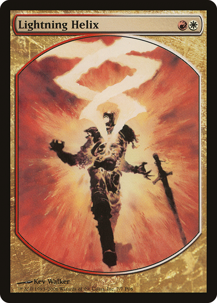 Lightning Helix — Magic Player Rewards 2006 — Magic: The Gathering