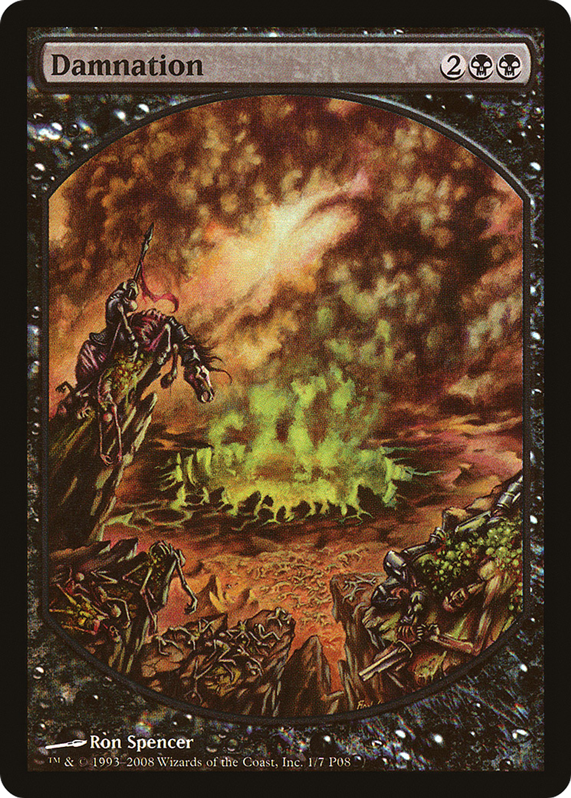 Damnation — Magic Player Rewards 2008 — Magic: The Gathering