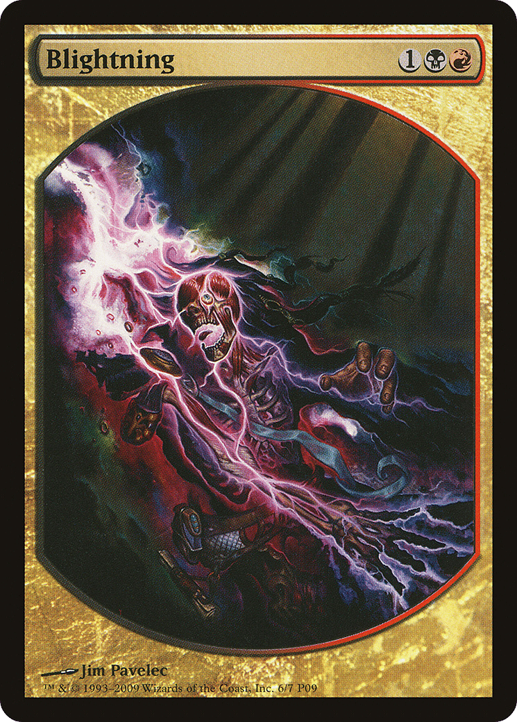 Blightning — Magic Player Rewards 2009 — Magic: The Gathering