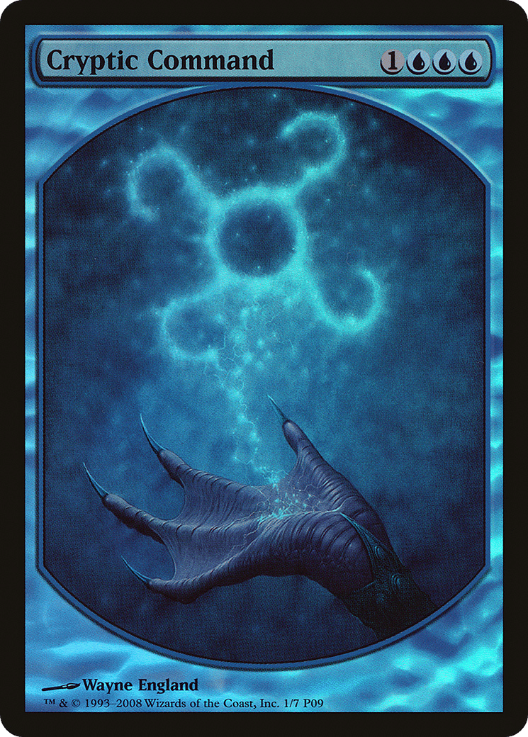 Cryptic Command — Magic Player Rewards 2009 — Magic: The Gathering
