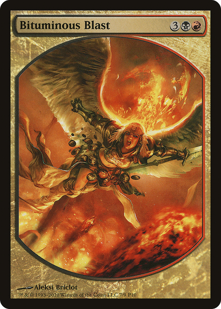 Bituminous Blast — Magic Player Rewards 2010 — Magic: The Gathering