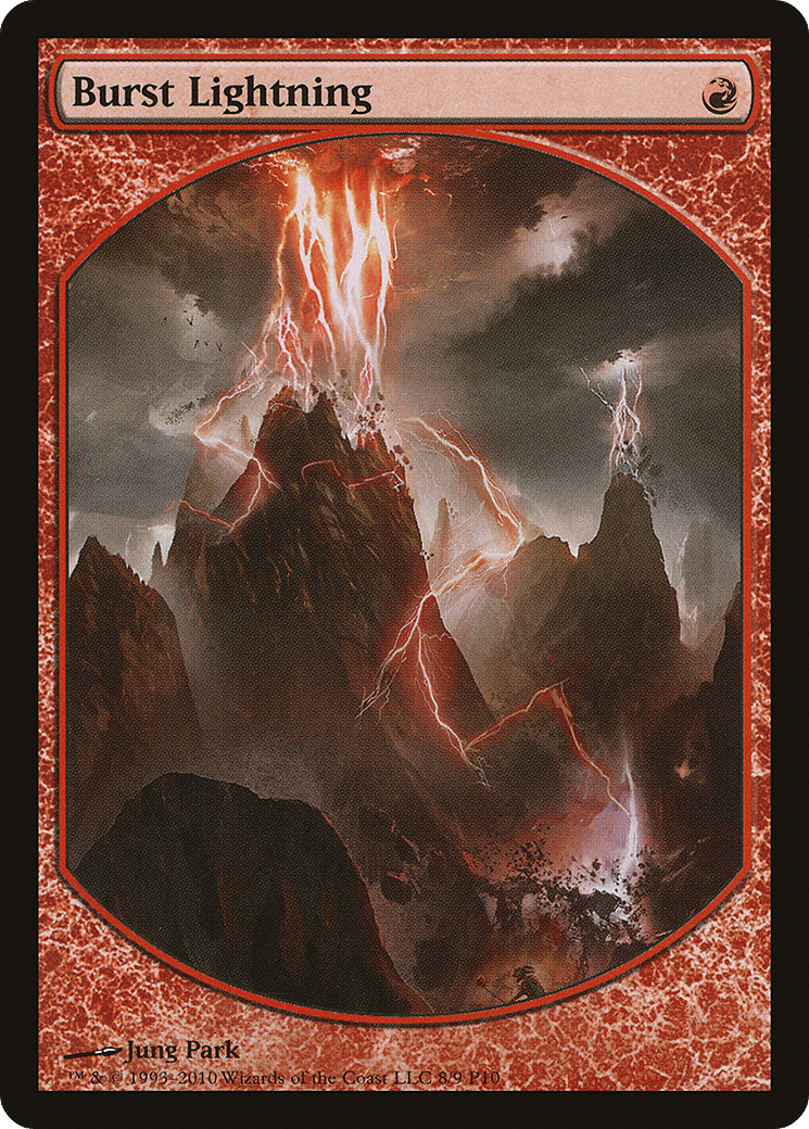 Burst Lightning — Magic Player Rewards 2010 — Magic: The Gathering