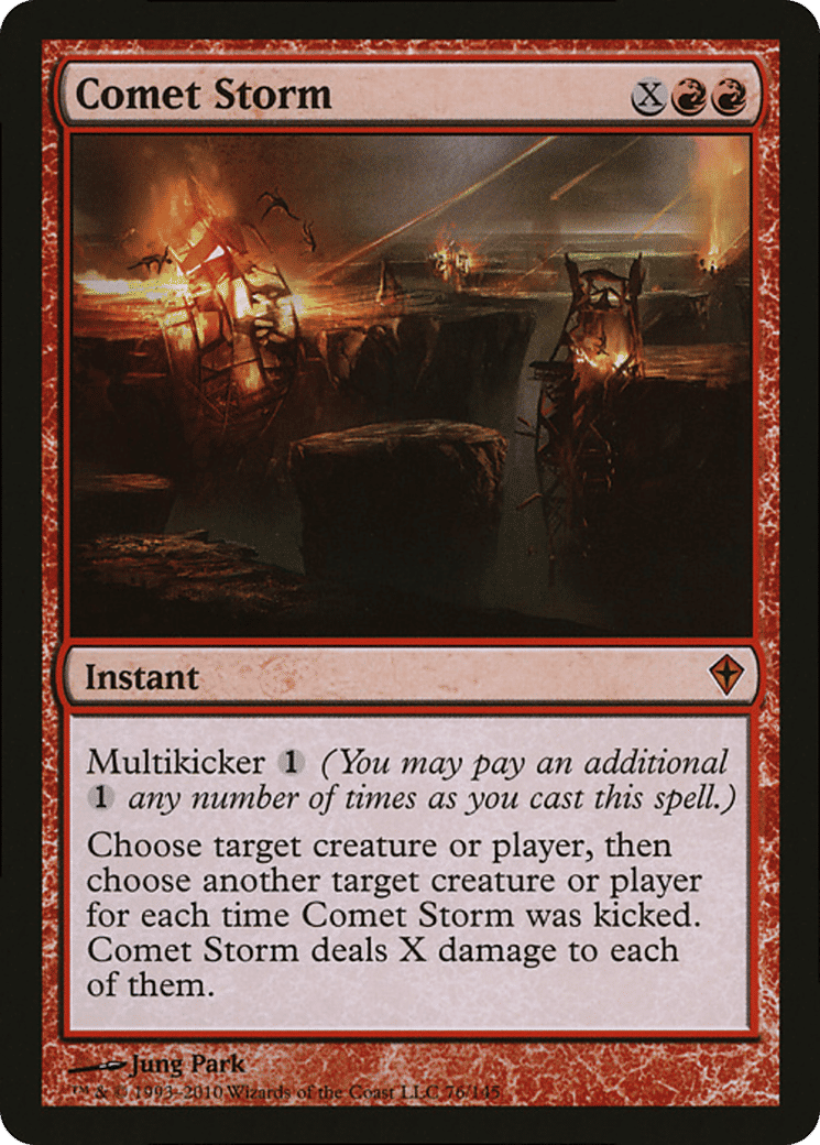 Comet Storm — Magic Player Rewards 2010 — Magic: The Gathering