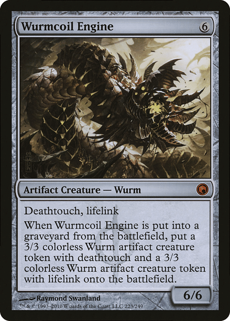 Wurmcoil Engine — Magic Player Rewards 2010 — Magic: The Gathering