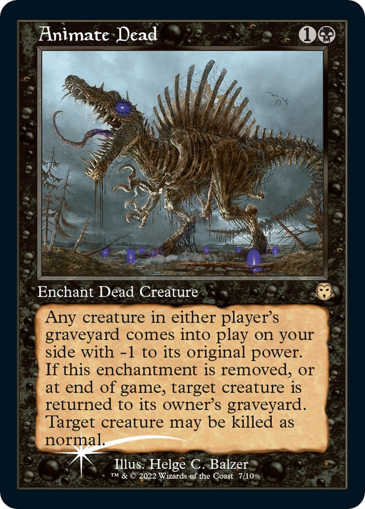 Animate Dead — Judge Gift Cards 2022 — Magic: The Gathering