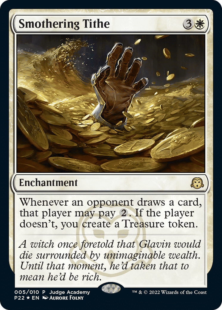 Smothering Tithe — Judge Gift Cards 2022 — Magic: The Gathering