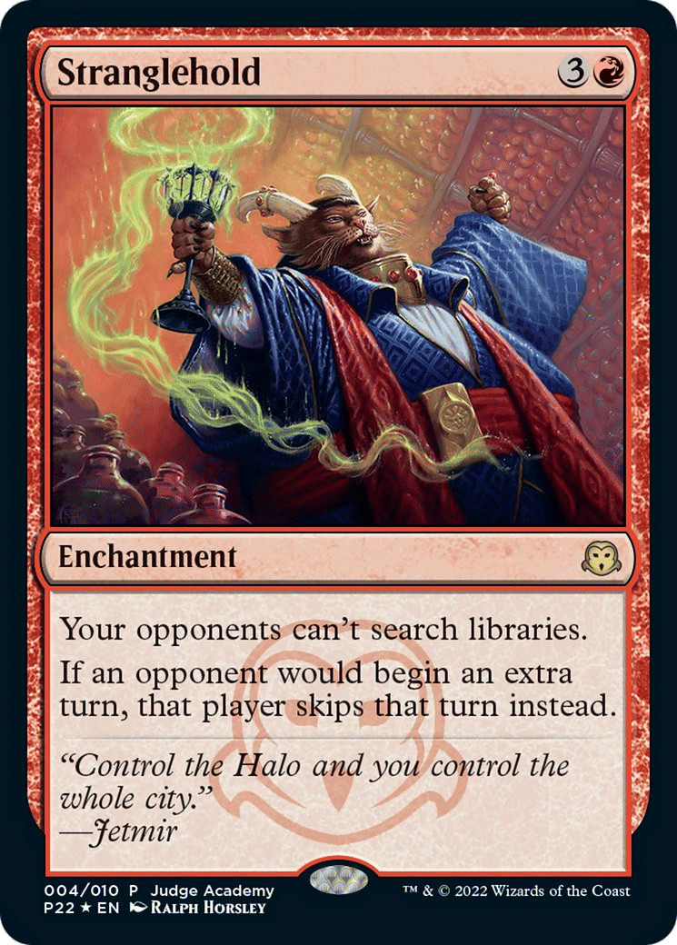 Stranglehold — Judge Gift Cards 2022 — Magic: The Gathering