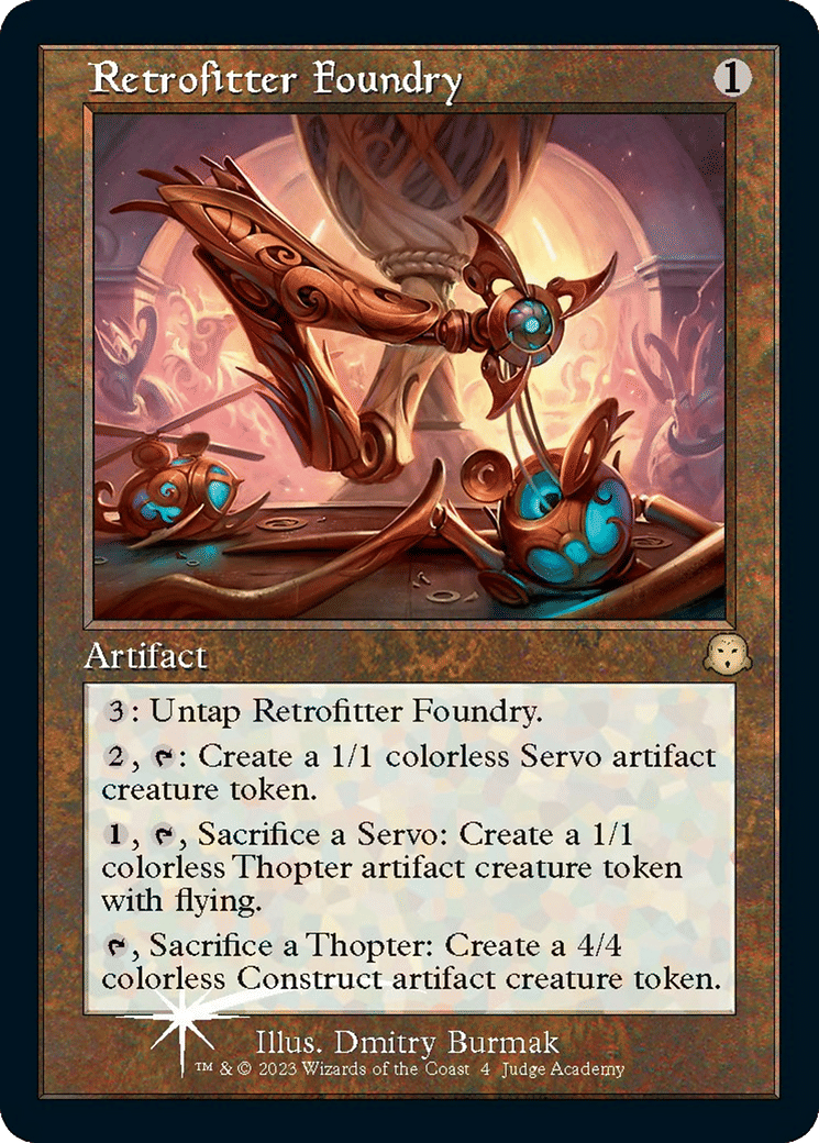 Retrofitter Foundry — Judge Gift Cards 2023 — Magic: The Gathering