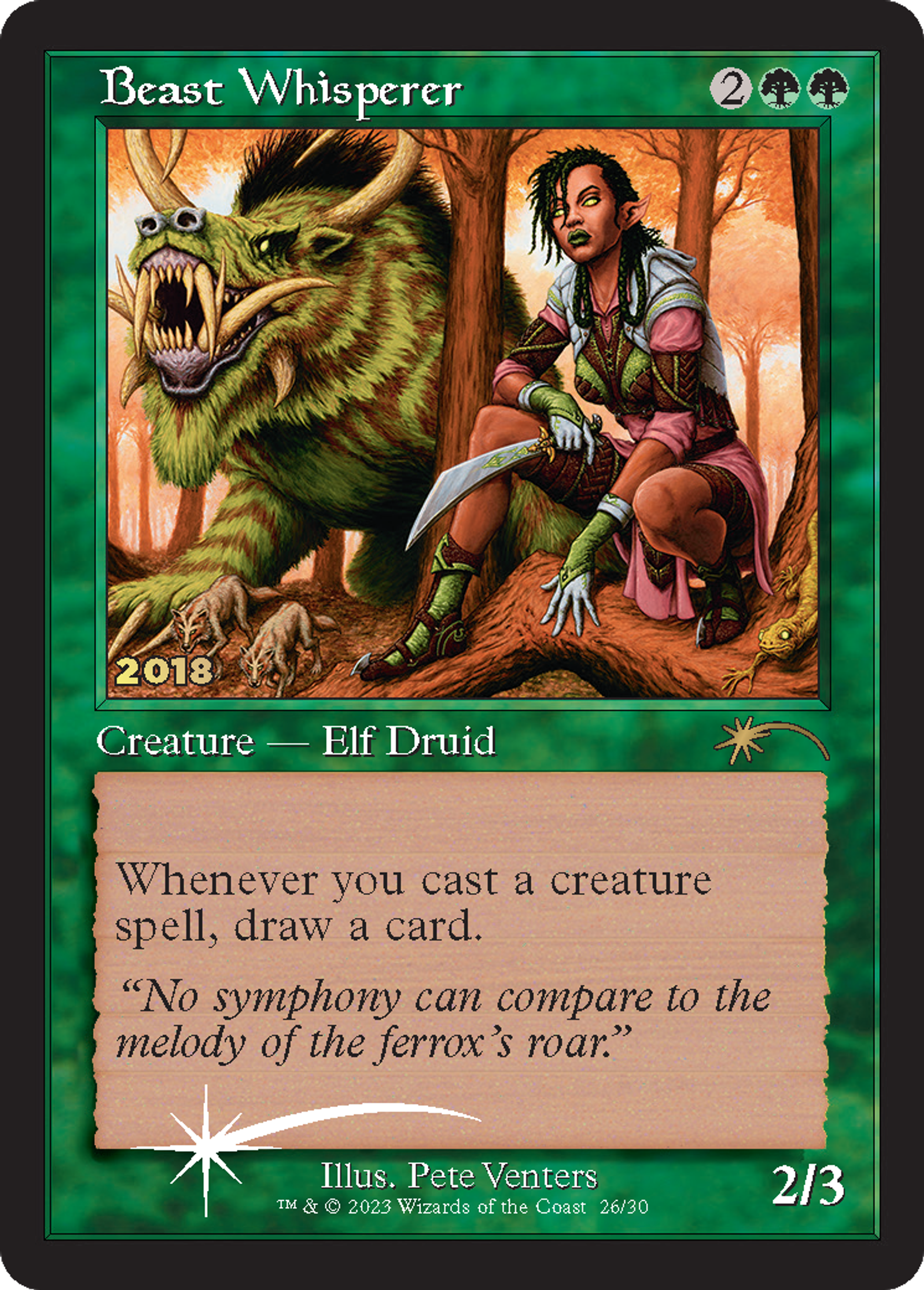 Chuchoteur de bête — 30th Anniversary Play Promos — Magic: The Gathering
