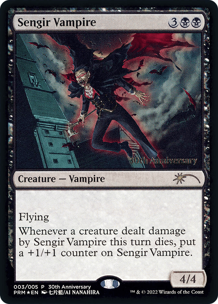 Sengir Vampire — 30th Anniversary History Promos — Magic: The Gathering