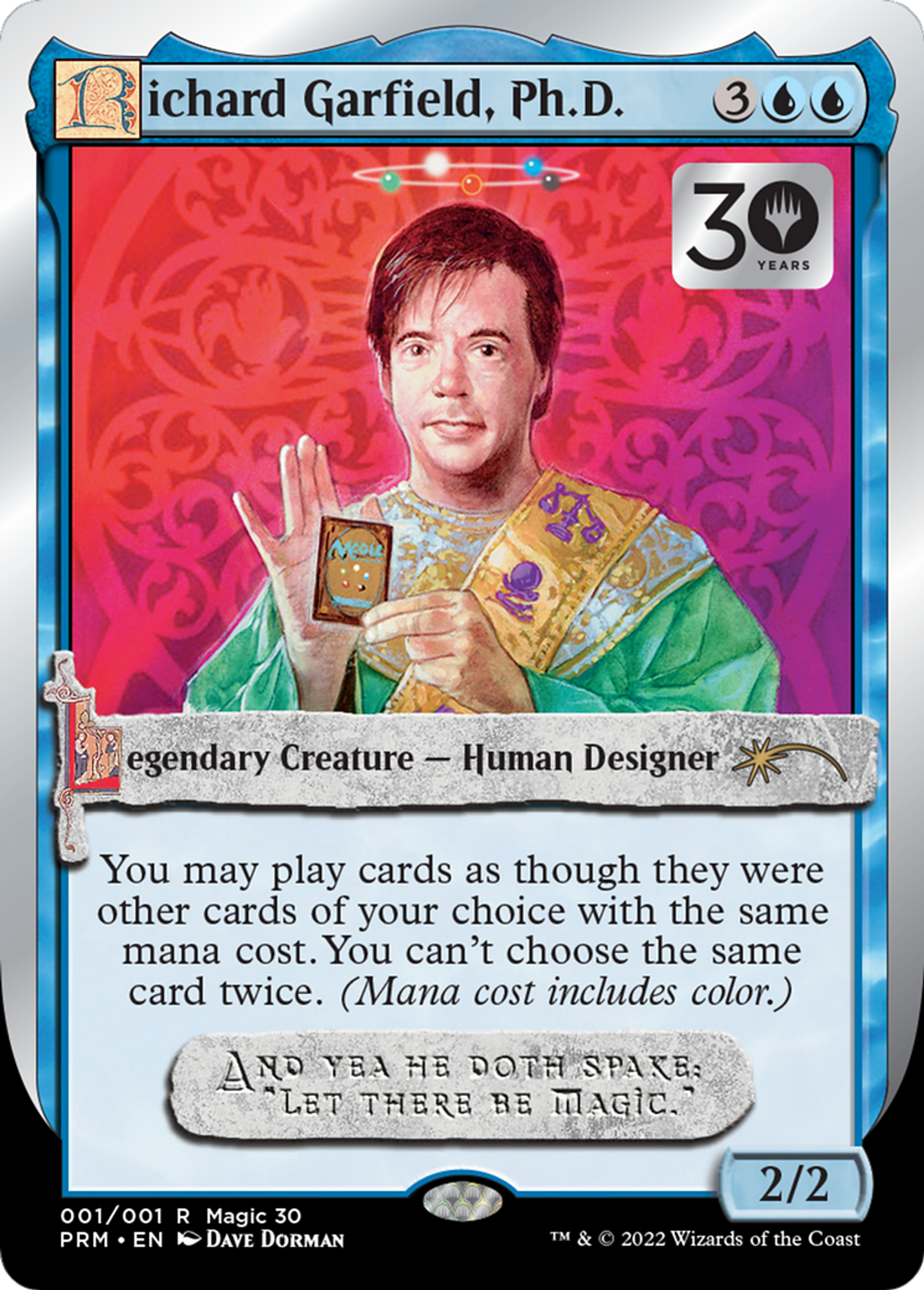 Richard Garfield, Ph.D. — 30th Anniversary Misc Promos — Magic: The Gathering