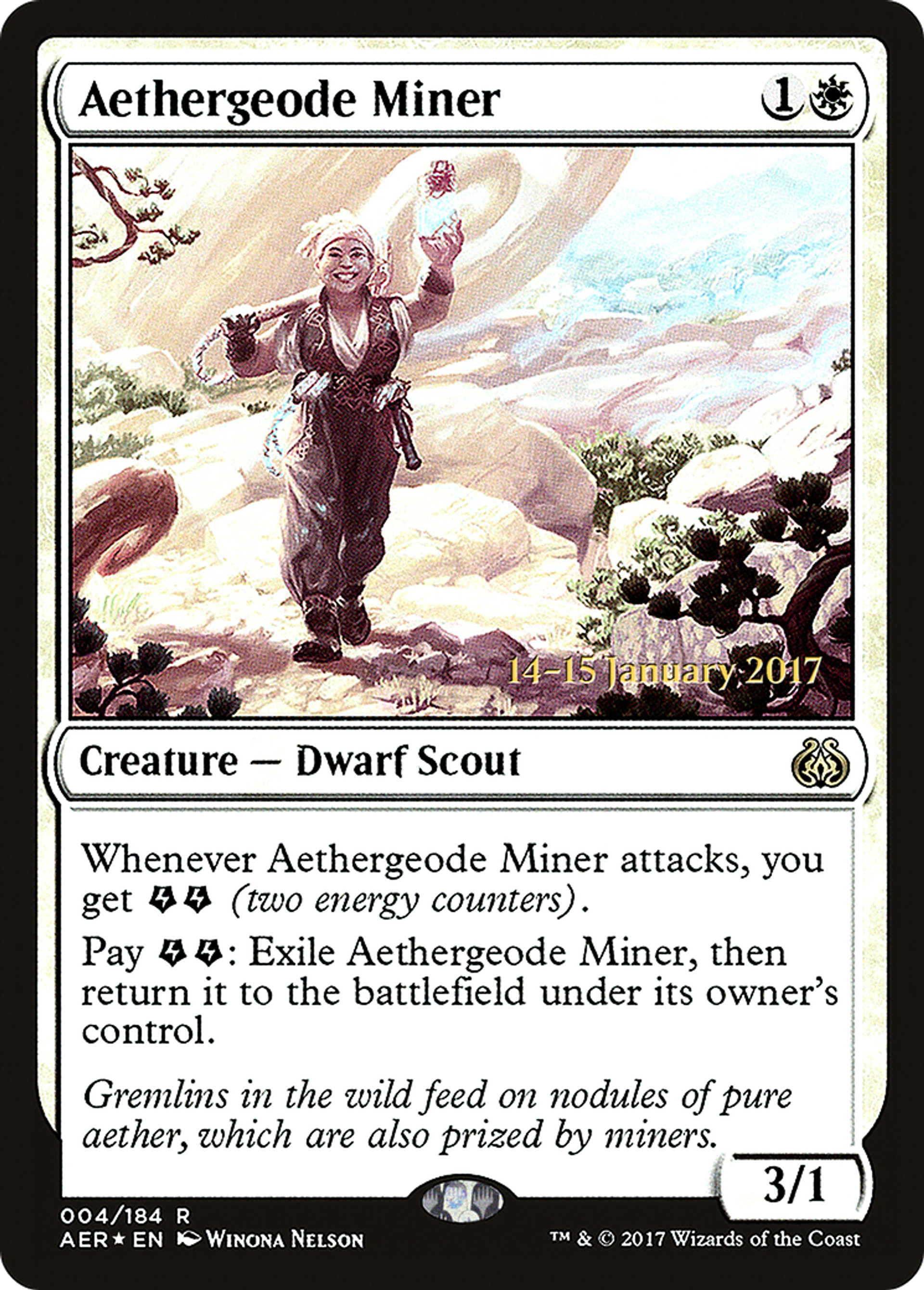 Aethergeode Miner — Aether Revolt Promos — Magic: The Gathering