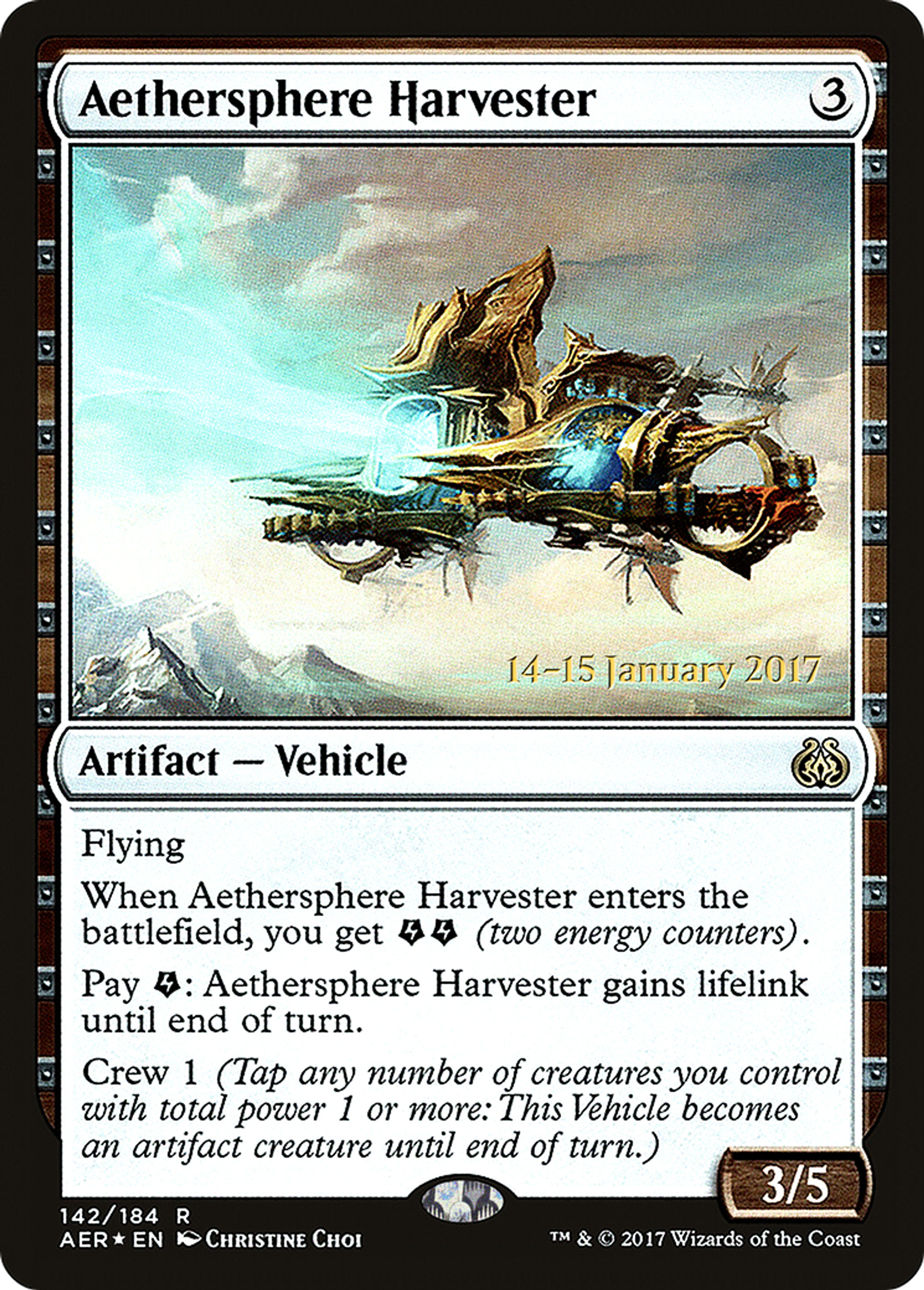 Aethersphere Harvester — Aether Revolt Promos — Magic: The Gathering