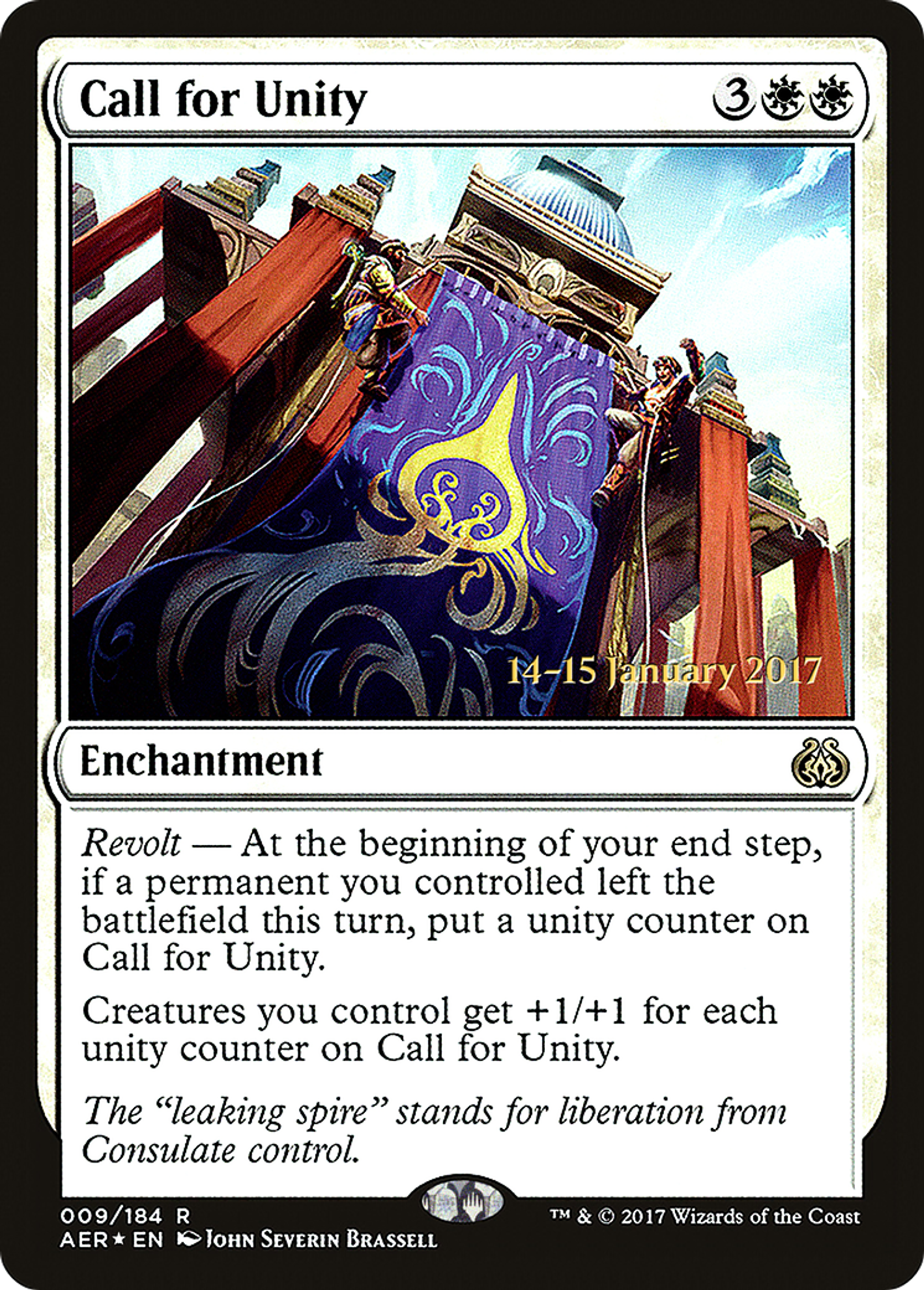 Call for Unity — Aether Revolt Promos — Magic: The Gathering