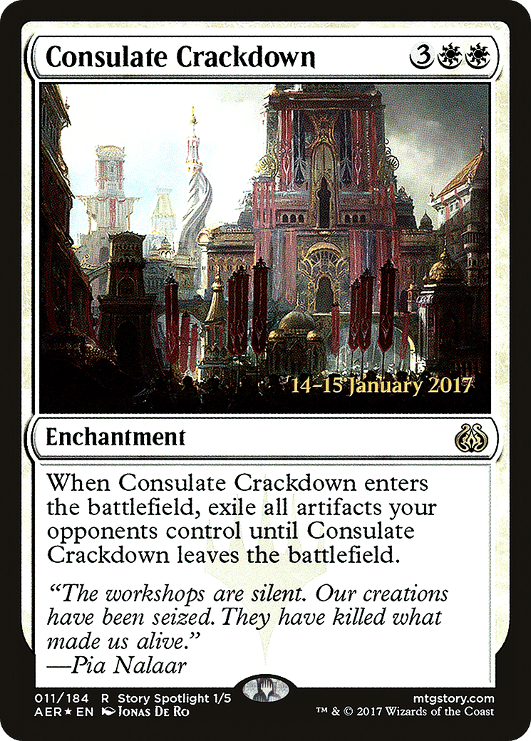 Consulate Crackdown — Aether Revolt Promos — Magic: The Gathering