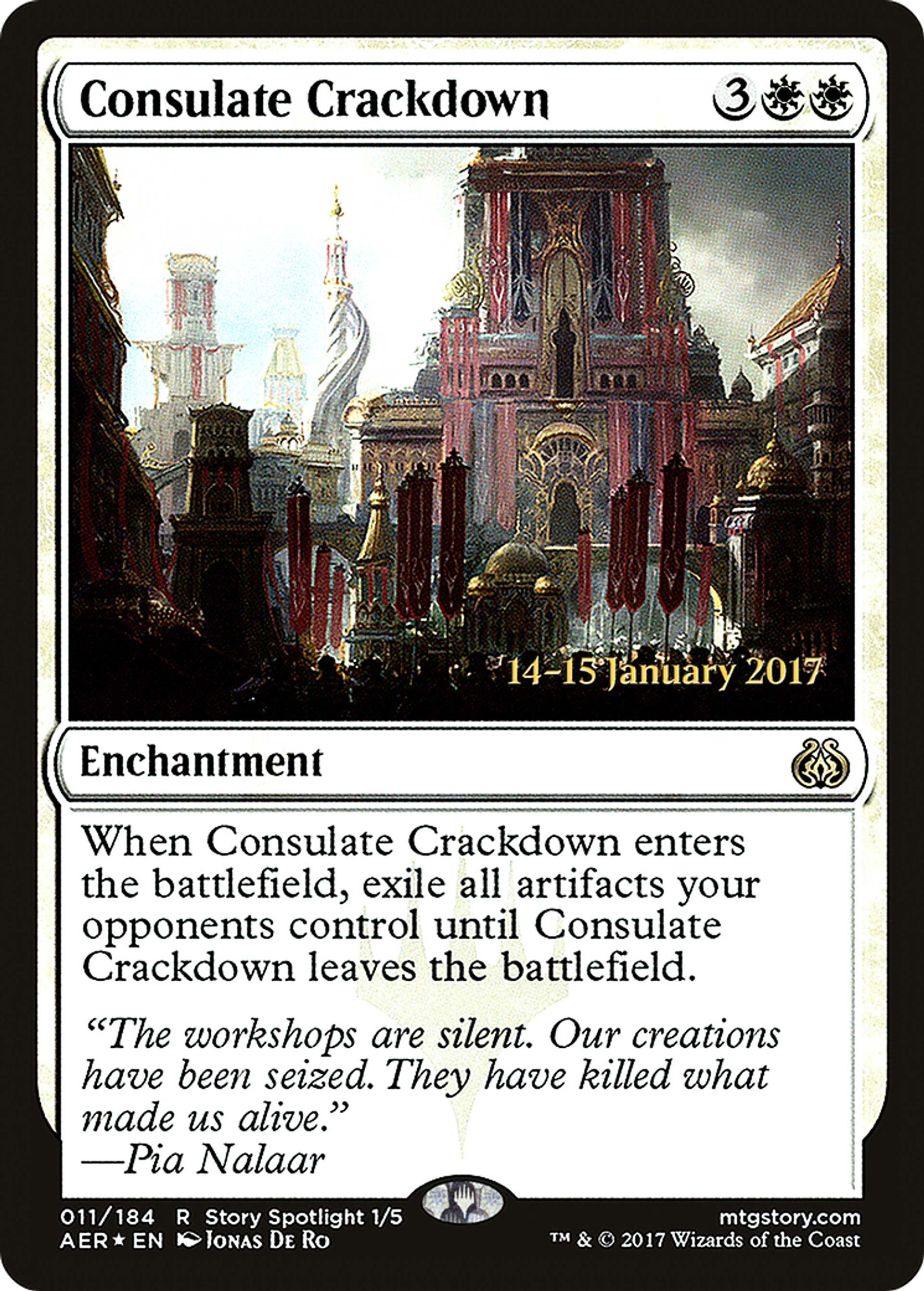 Consulate Crackdown — Aether Revolt Promos — Magic: The Gathering