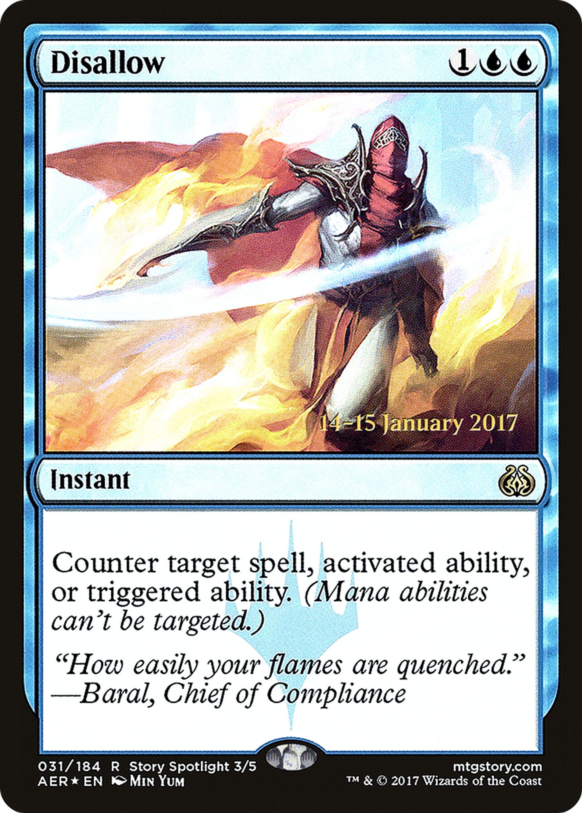 Disallow — Aether Revolt Promos — Magic: The Gathering