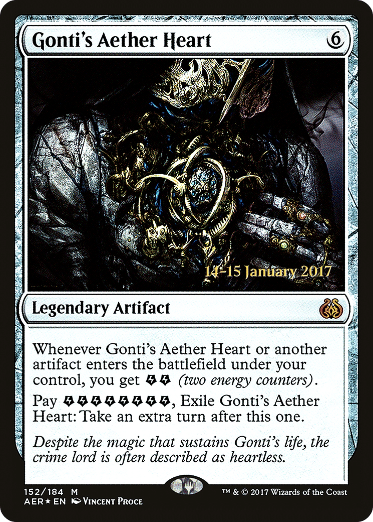 Gonti's Aether Heart — Aether Revolt Promos — Magic: The Gathering