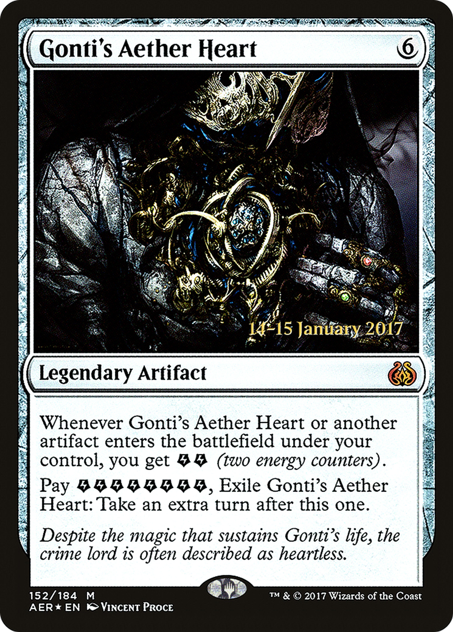 Gonti's Aether Heart — Aether Revolt Promos — Magic: The Gathering