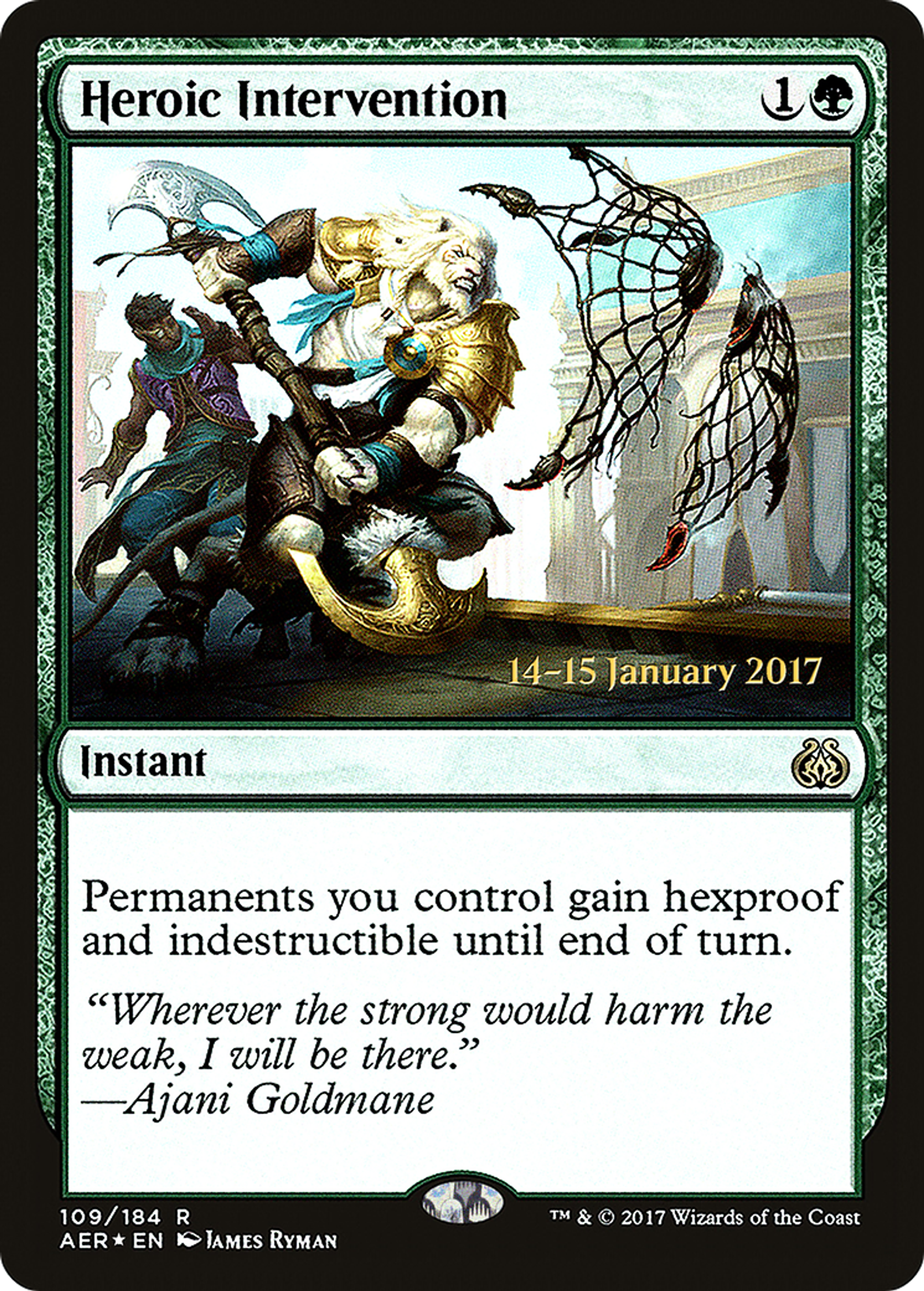 Heroic Intervention — Aether Revolt Promos — Magic: The Gathering