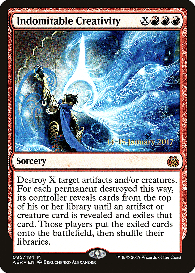 Indomitable Creativity — Aether Revolt Promos — Magic: The Gathering