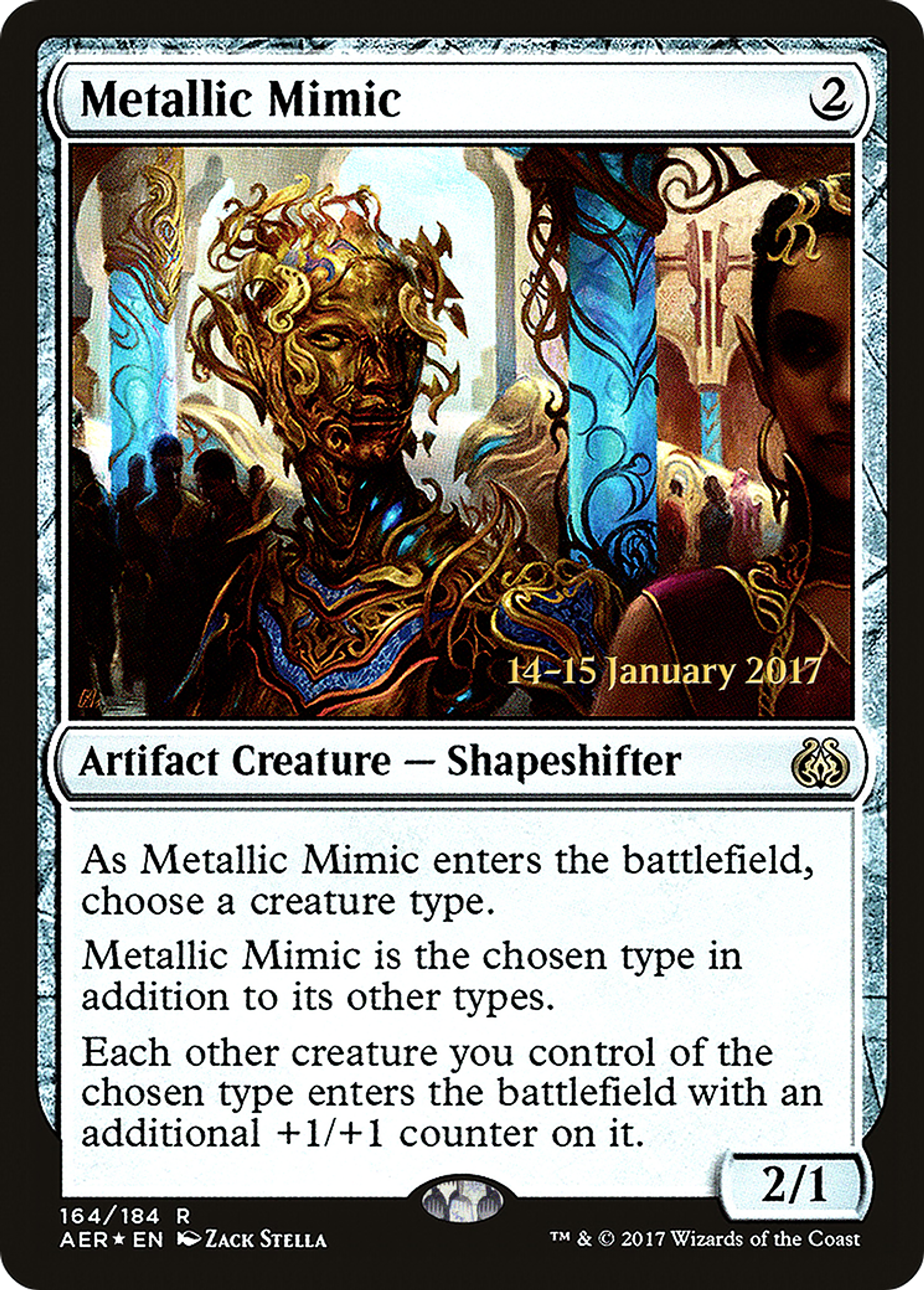 Metallic Mimic — Aether Revolt Promos — Magic: The Gathering