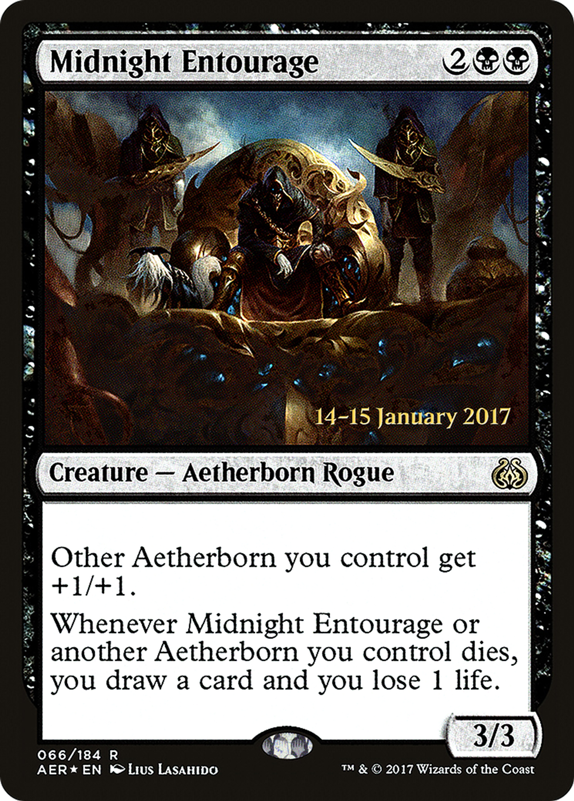 Midnight Entourage — Aether Revolt Promos — Magic: The Gathering