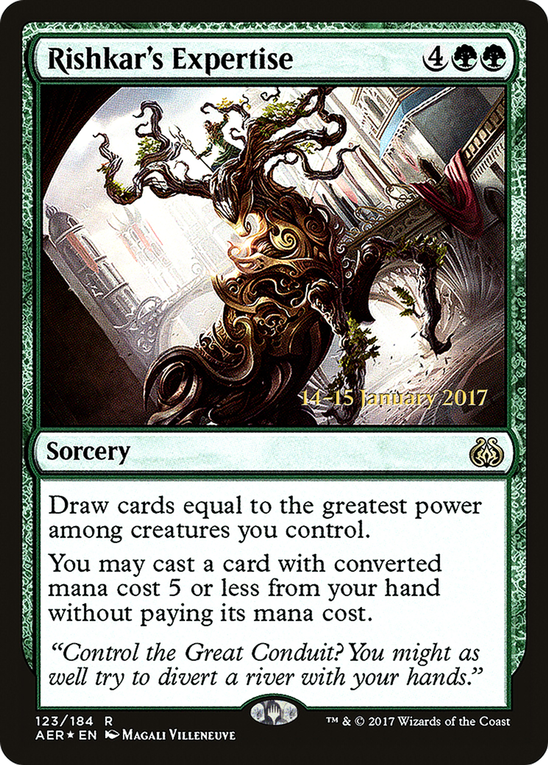 Rishkar's Expertise — Aether Revolt Promos — Magic: The Gathering