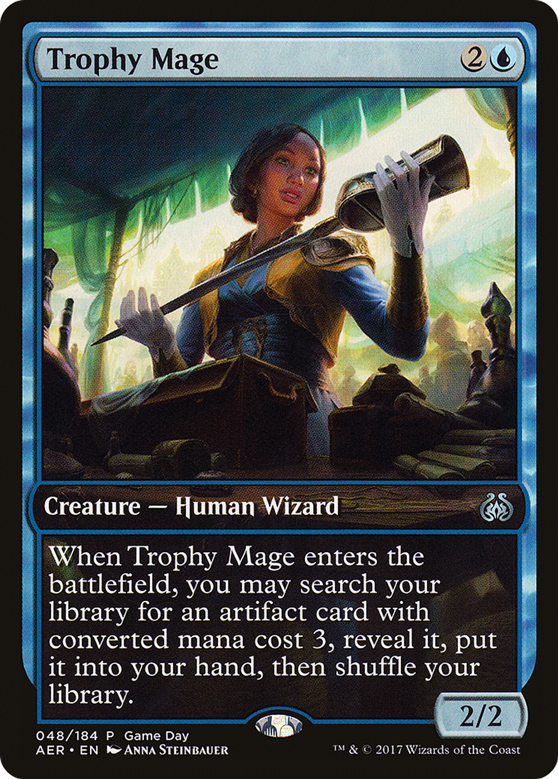 Trophy Mage — Aether Revolt Promos — Magic: The Gathering