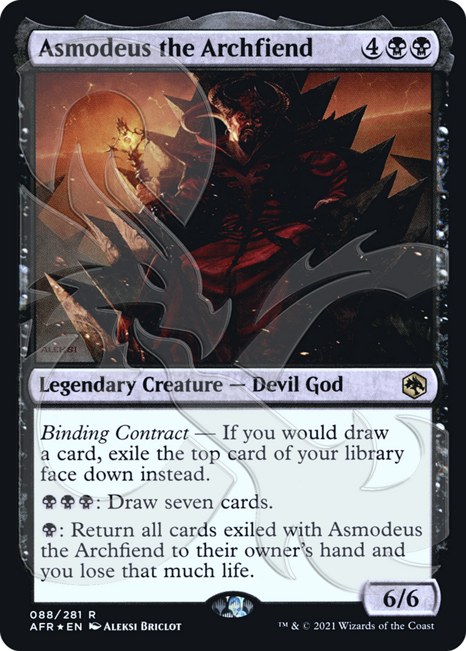 Asmodeus the Archfiend — Adventures in the Forgotten Realms Promos — Magic: The Gathering