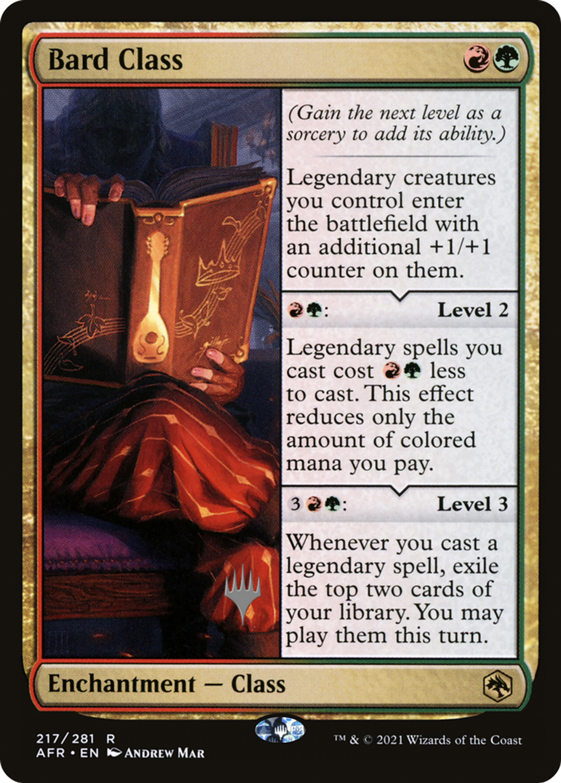 Bard Class — Adventures in the Forgotten Realms Promos — Magic: The Gathering