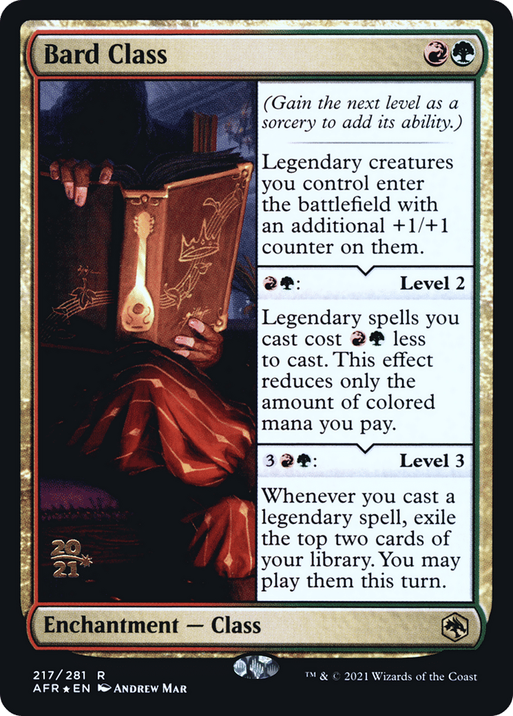 Bard Class — Adventures in the Forgotten Realms Promos — Magic: The Gathering