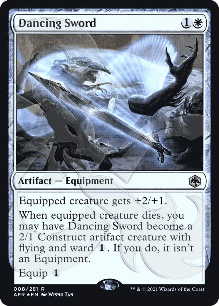 Dancing Sword — Adventures in the Forgotten Realms Promos — Magic: The Gathering