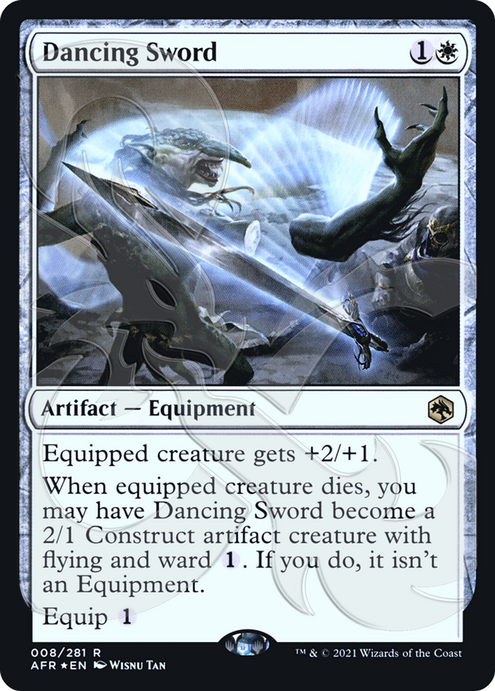 Dancing Sword — Adventures in the Forgotten Realms Promos — Magic: The Gathering