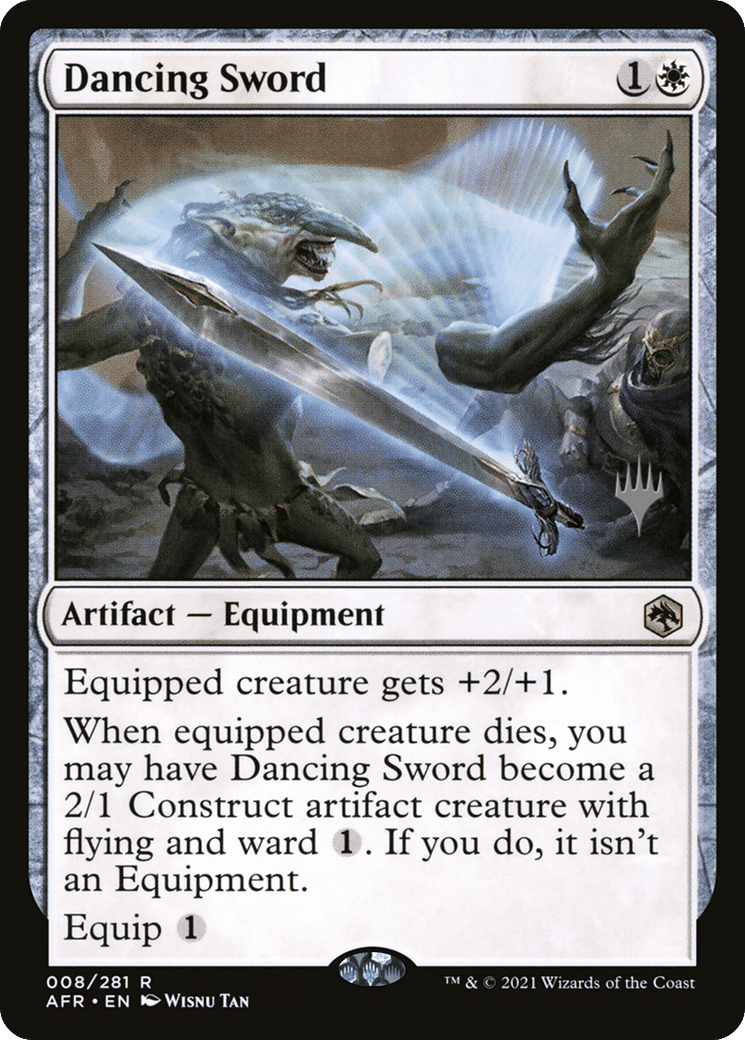 Dancing Sword — Adventures in the Forgotten Realms Promos — Magic: The Gathering