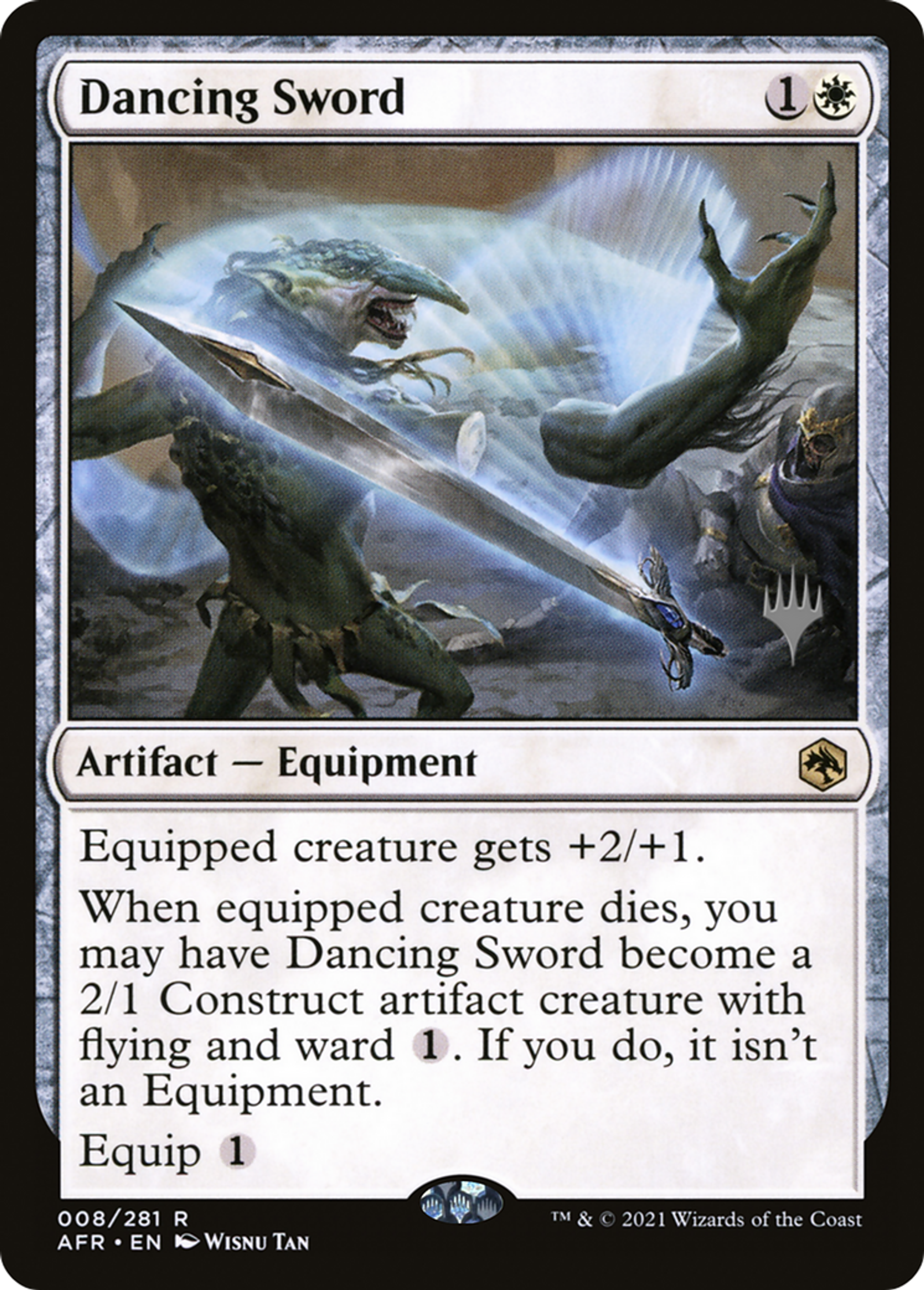 Dancing Sword — Adventures in the Forgotten Realms Promos — Magic: The Gathering