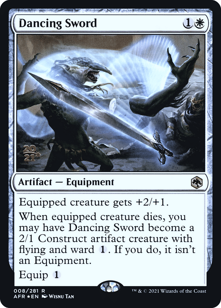 Dancing Sword — Adventures in the Forgotten Realms Promos — Magic: The Gathering