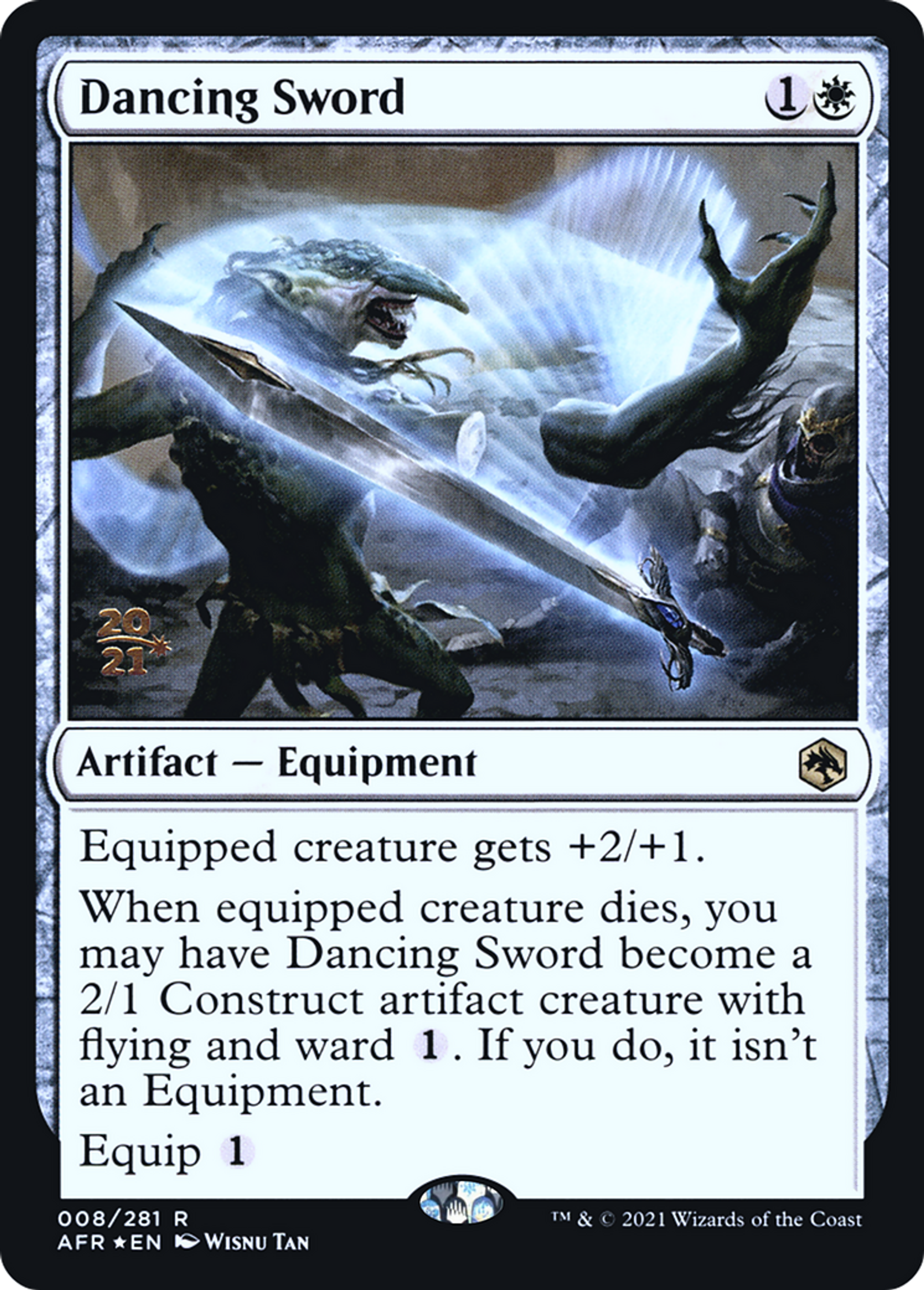 Dancing Sword — Adventures in the Forgotten Realms Promos — Magic: The Gathering