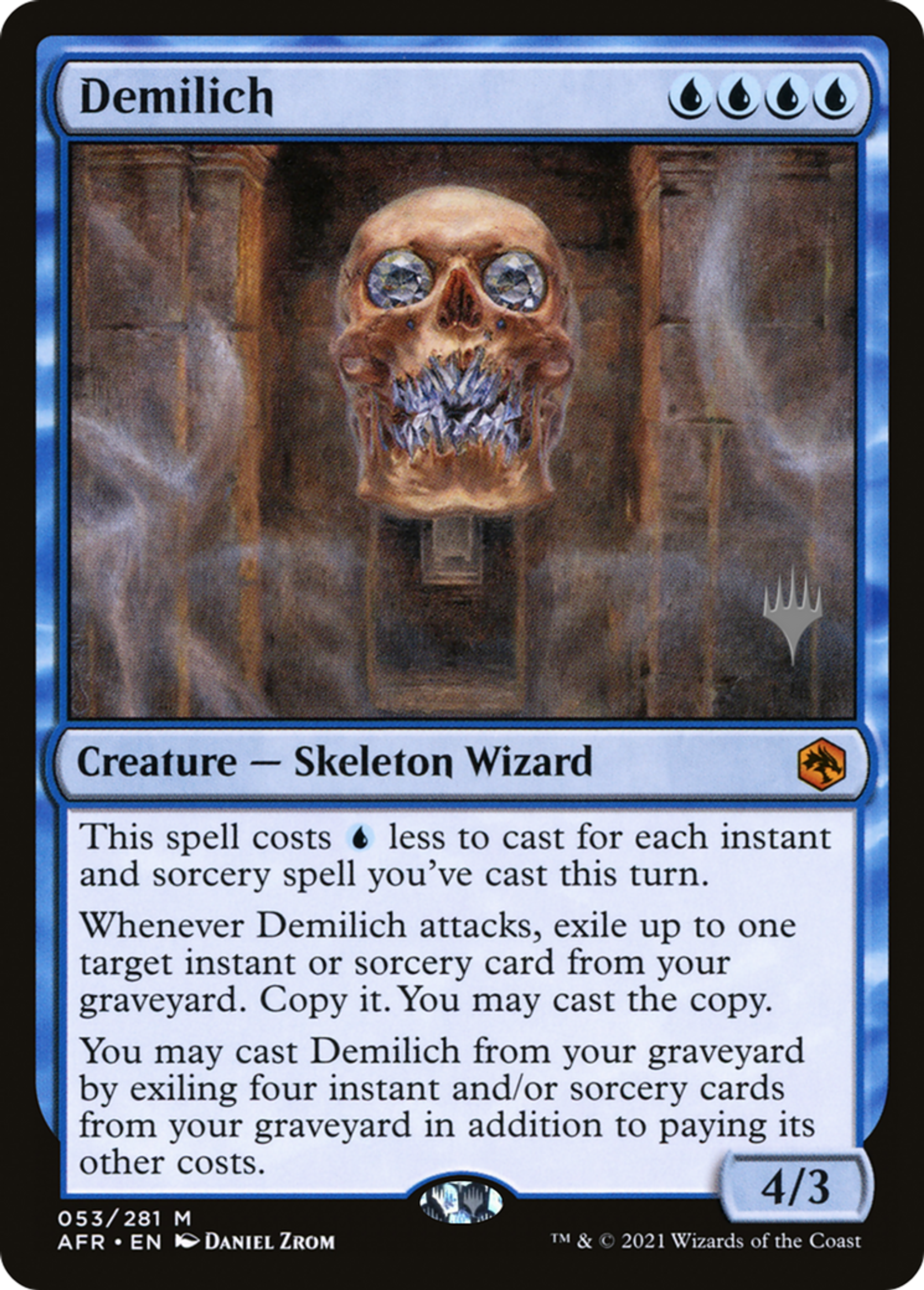 Demilich — Adventures in the Forgotten Realms Promos — Magic: The Gathering