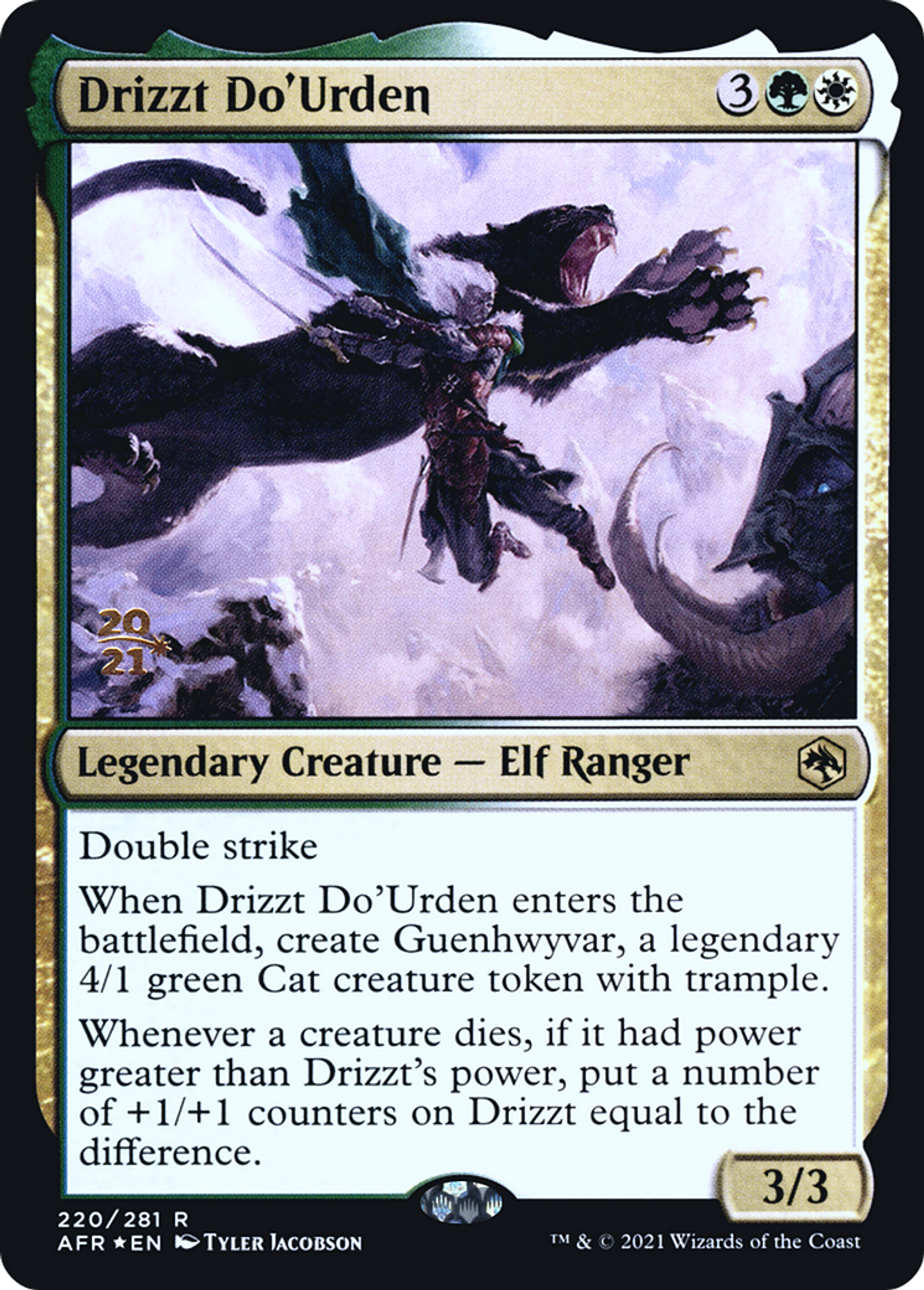 Drizzt Do'Urden — Adventures in the Forgotten Realms Promos — Magic: The Gathering