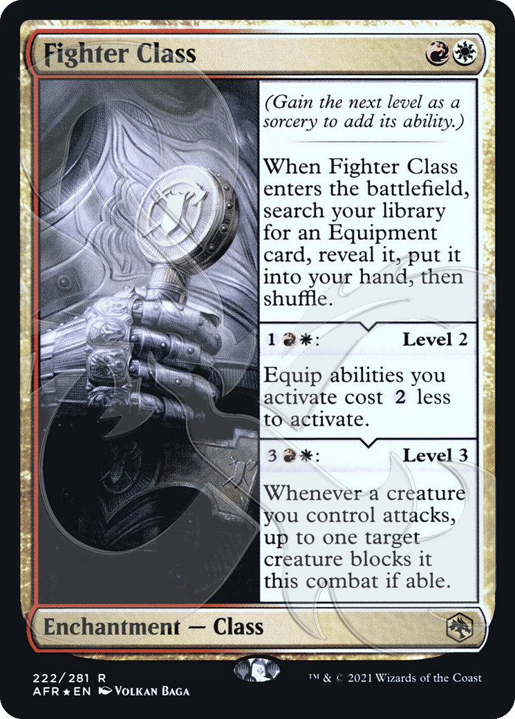 Fighter Class — Adventures in the Forgotten Realms Promos — Magic: The Gathering