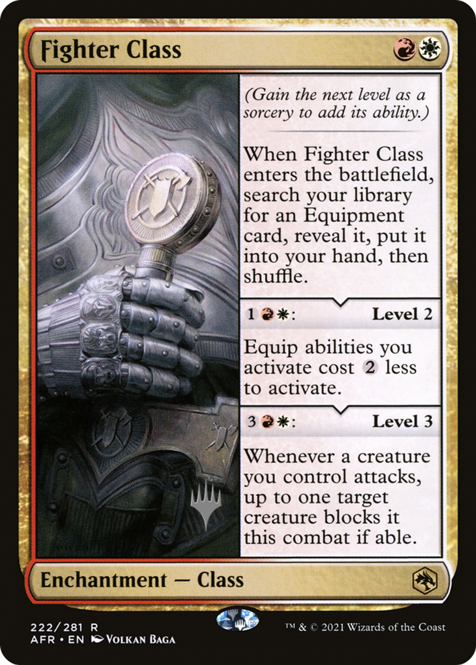 Fighter Class — Adventures in the Forgotten Realms Promos — Magic: The Gathering