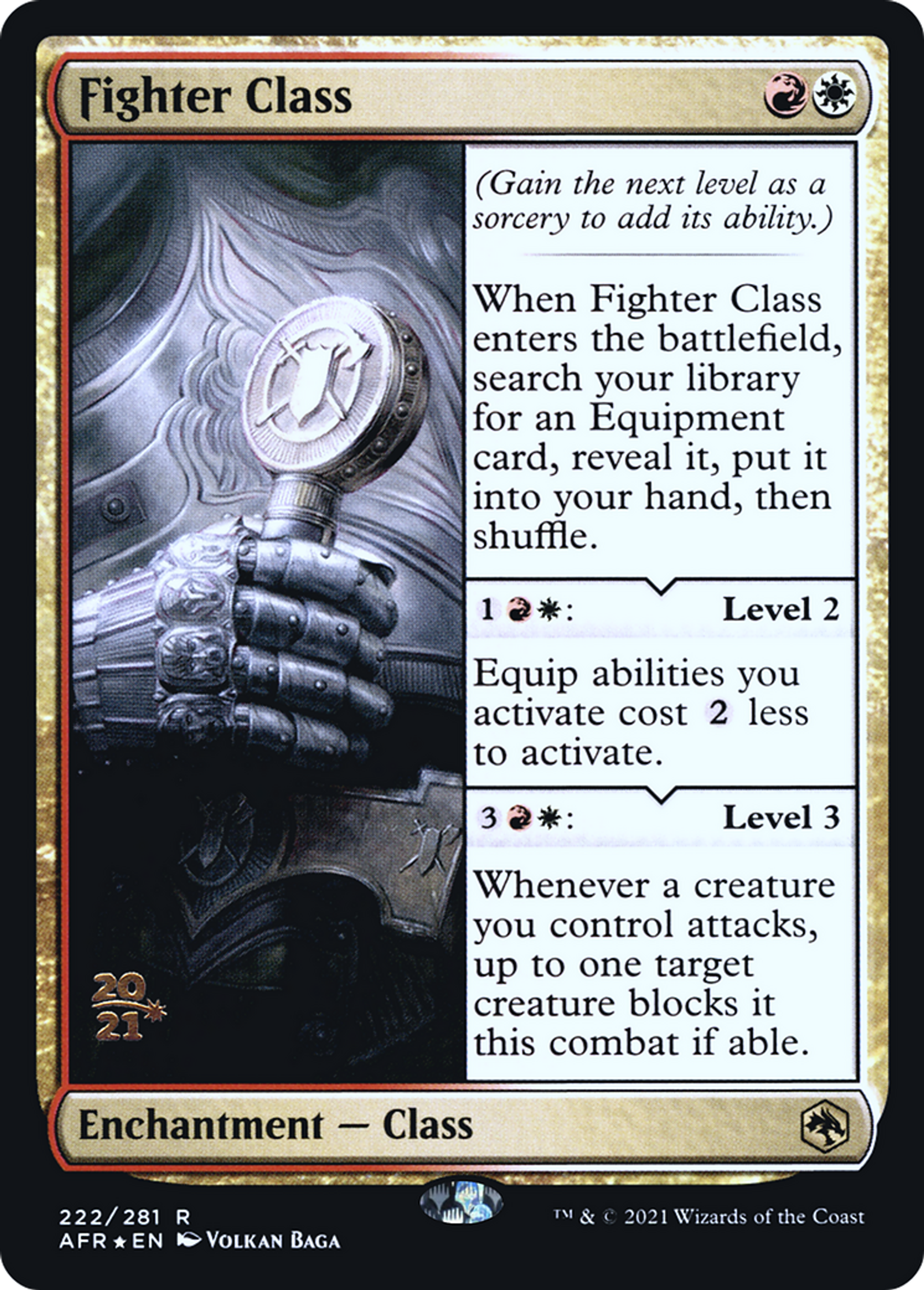 Fighter Class — Adventures in the Forgotten Realms Promos — Magic: The Gathering
