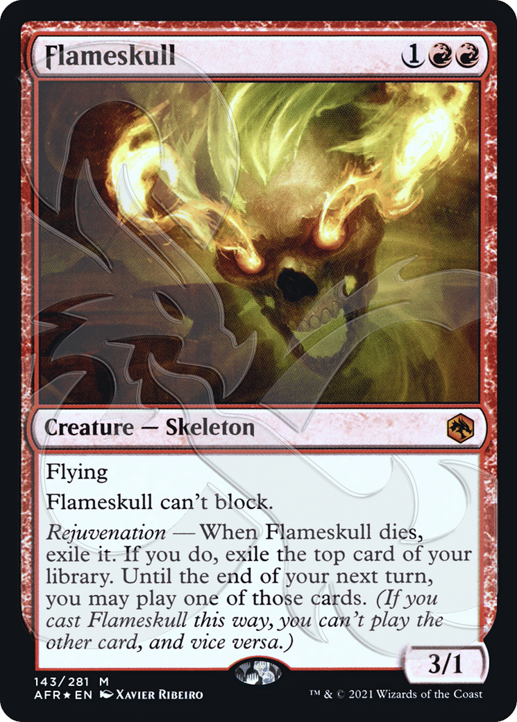 Flameskull — Adventures in the Forgotten Realms Promos — Magic: The Gathering
