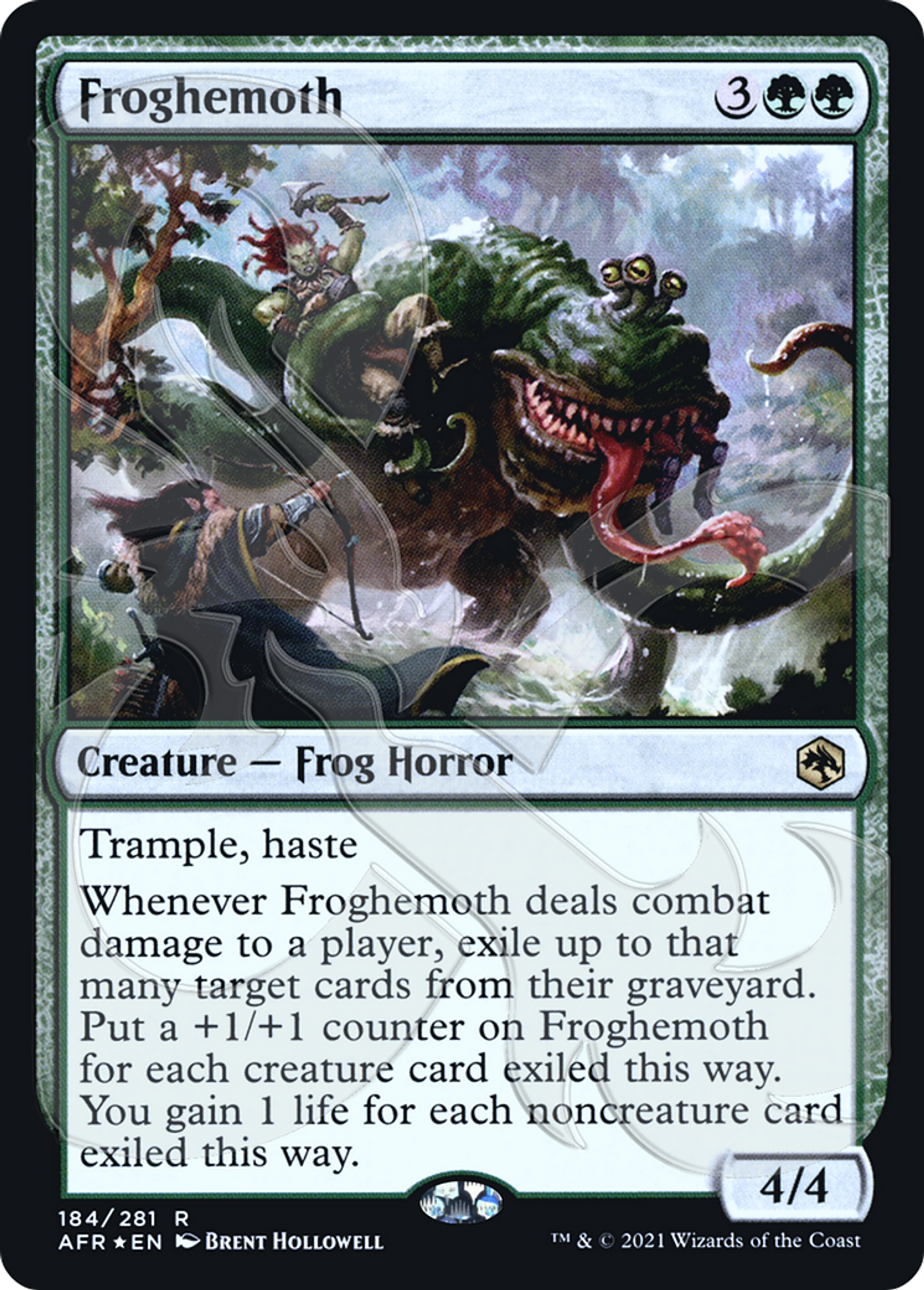 Froghemoth — Adventures in the Forgotten Realms Promos — Magic: The Gathering