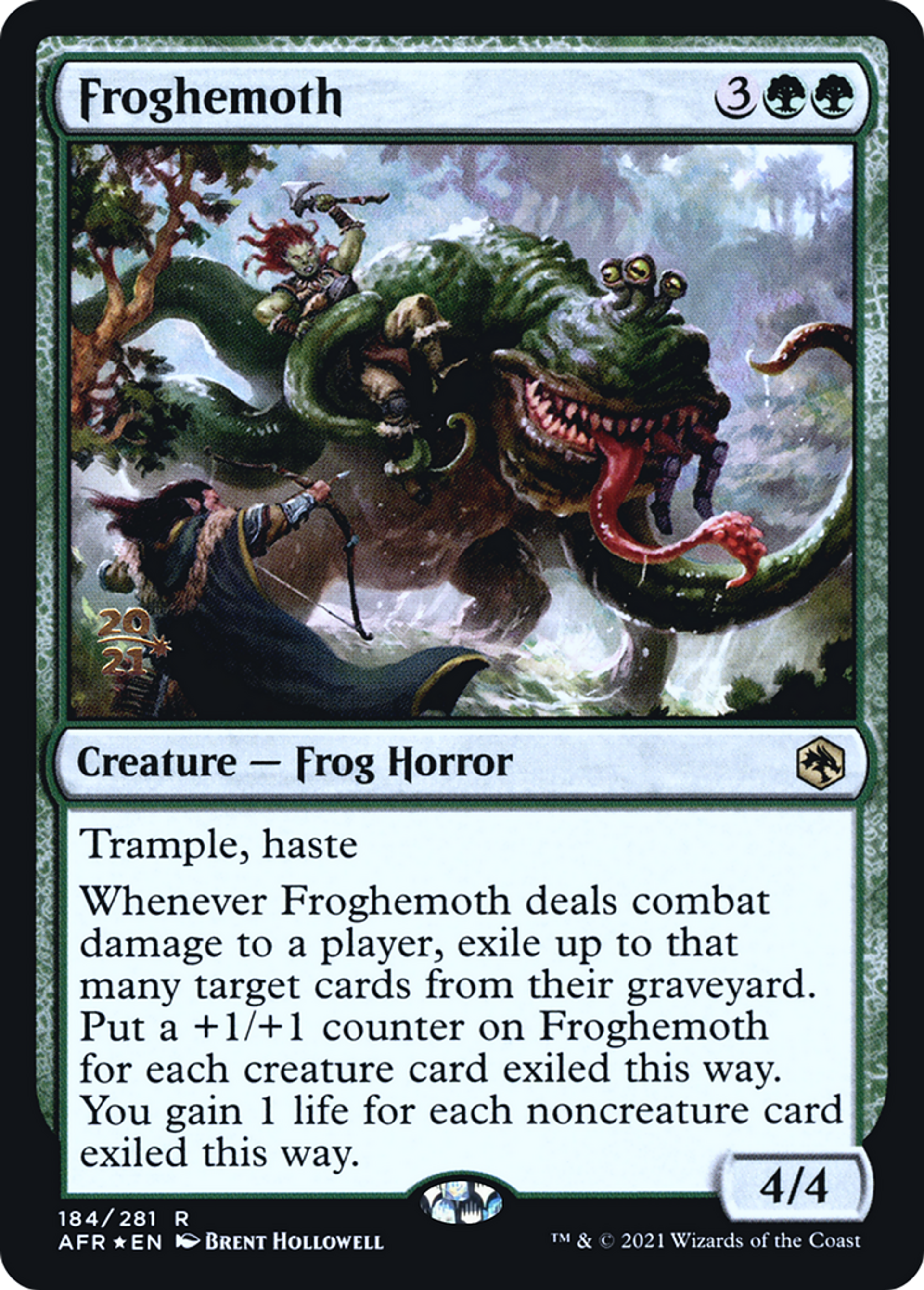 Froghemoth — Adventures in the Forgotten Realms Promos — Magic: The Gathering