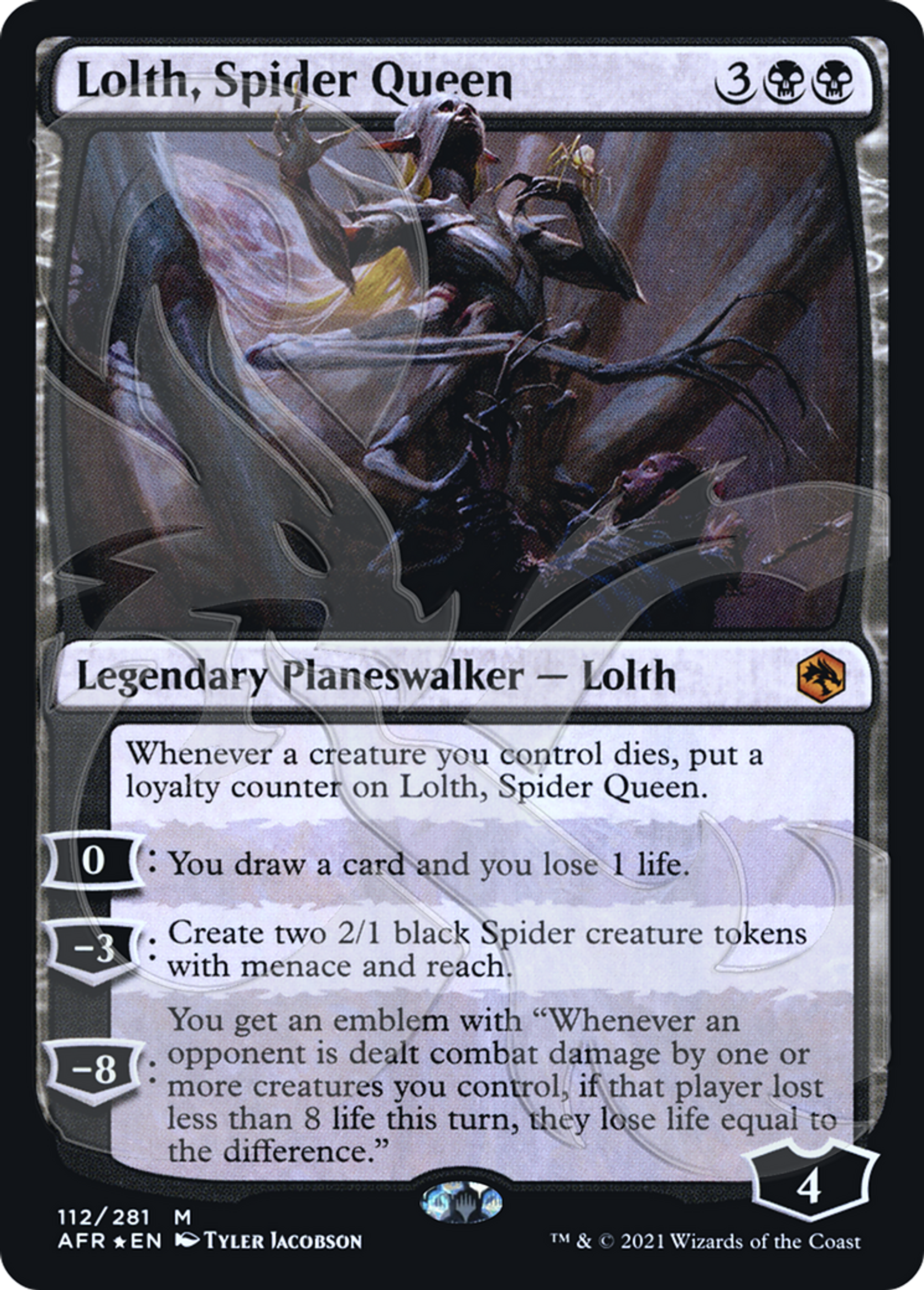 Lolth, Spider Queen — Adventures in the Forgotten Realms Promos — Magic: The Gathering