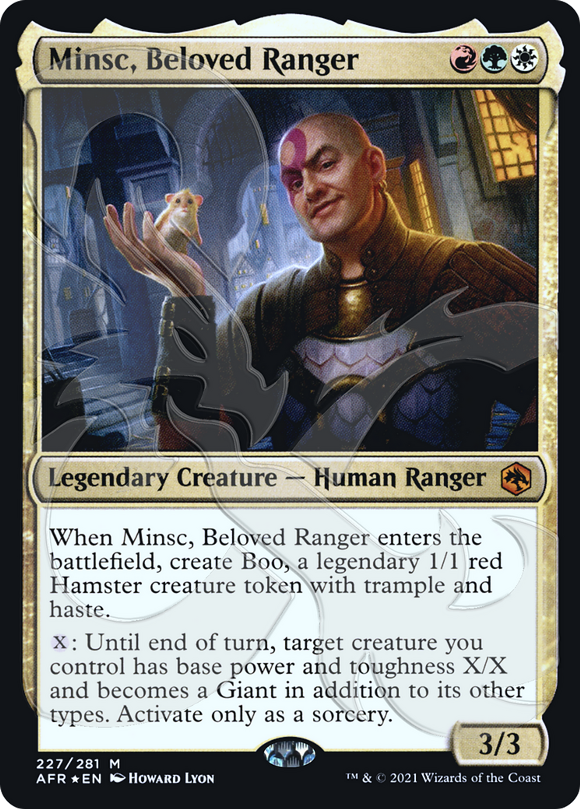 Minsc, Beloved Ranger — Adventures in the Forgotten Realms Promos — Magic: The Gathering