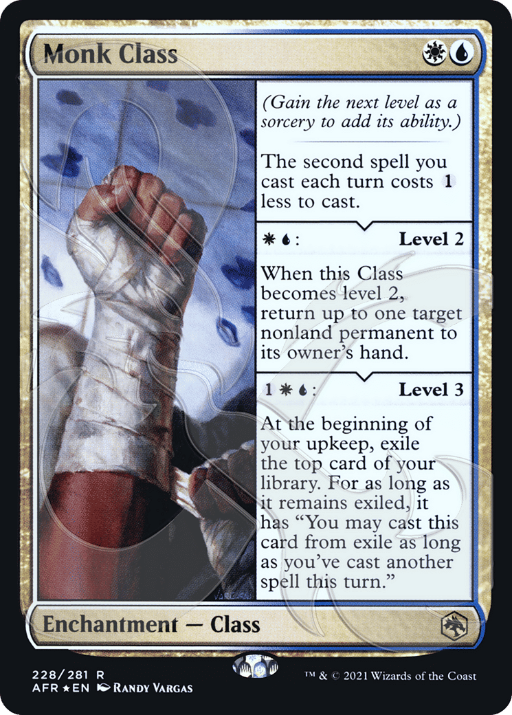 Monk Class — Adventures in the Forgotten Realms Promos — Magic: The Gathering