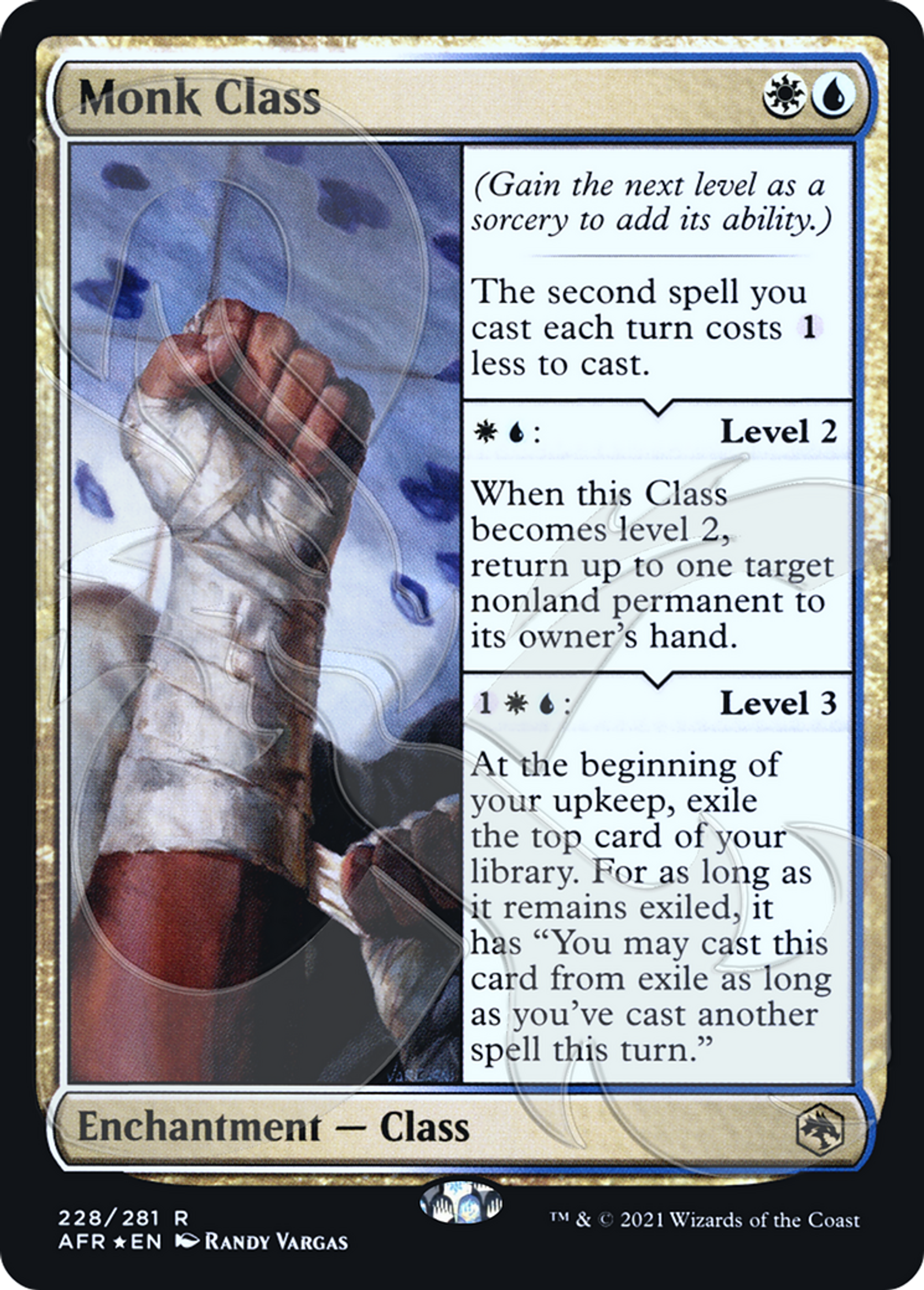Monk Class — Adventures in the Forgotten Realms Promos — Magic: The Gathering